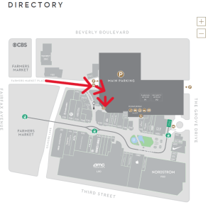 Wheelchair accessibility at The Grove and Farmers Market